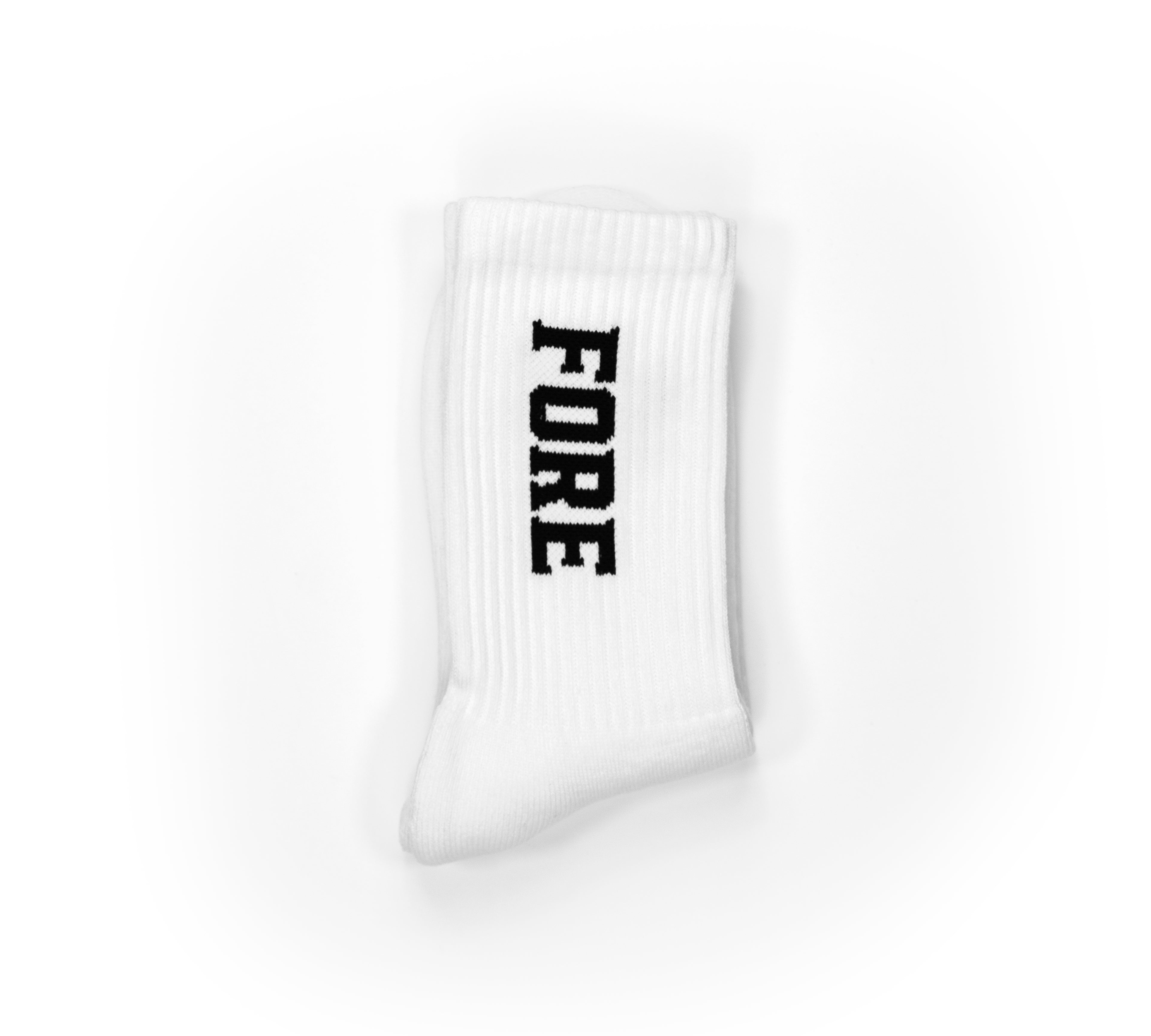 FORE Athletic Socks - White